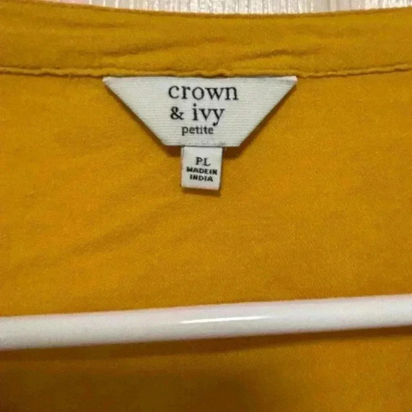 Mustard Yellow Women's Top - Picture 3 of 3